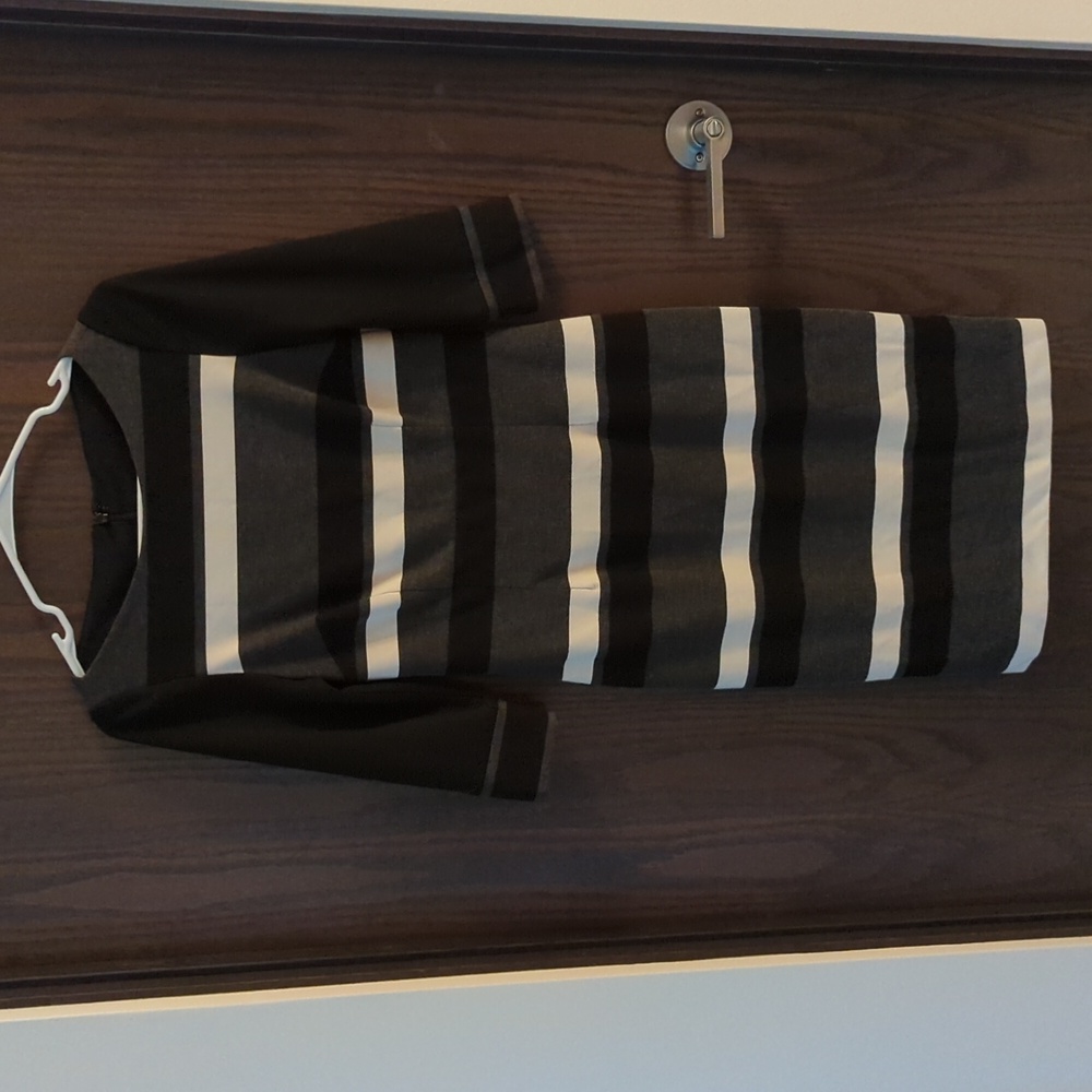 Striped business dress